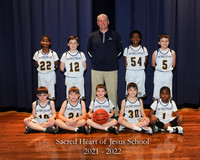 Sacred Heart - 4th Grade Boys Basketball - 8x10 wtih litho