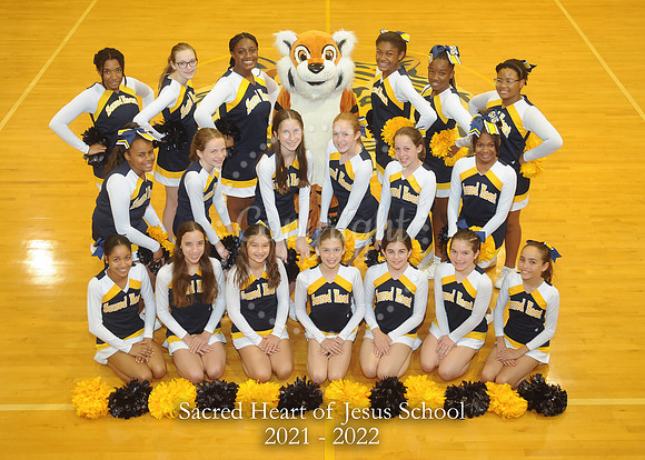 Sacred Heart - Cheer Team - 5x7 with litho