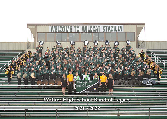 Walker High School Band of Legacy - 5x7 with litho