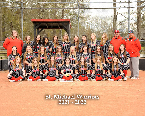 SMHS Softball Team - 8x10 with litho
