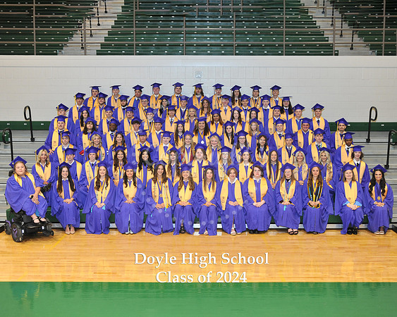 Doyle Class of 2024 with litho