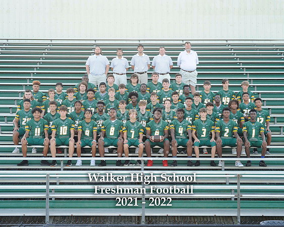 Walker Freshman Football Team - 8x10 with litho