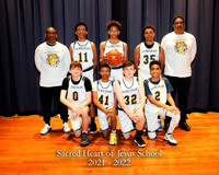 Sacred Heart - 8th Grade Boys Basketball - 8x10 with litho