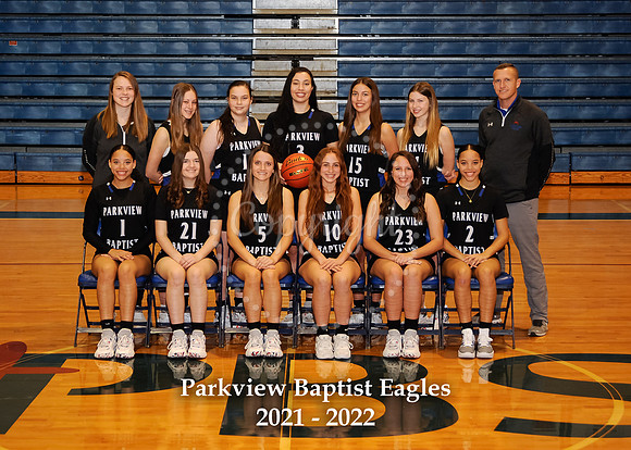 PBS Girls Basketball Team - 5x7 with litho