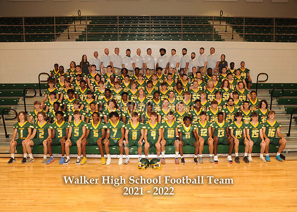 WHS Football Team - 5x7 with litho