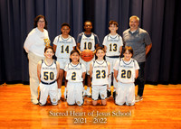 Sacred Heart - 6th Grade Boys Basketball - 5x7 with litho