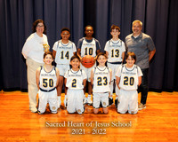 Sacred Heart - 6th Grade Boys Basketball - 8x10 with litho