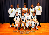 Sacred Heart - 8th Grade Boys Basketball - 5x7 with lihto